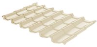 Металочерепиця Rauni RAL 1015 (бежева) PE 0,45 Mini